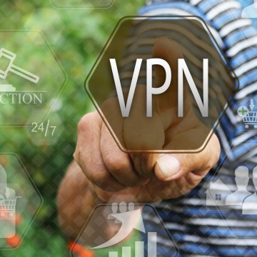 hotspot shield features vpn services hand pointing at VPN sign 